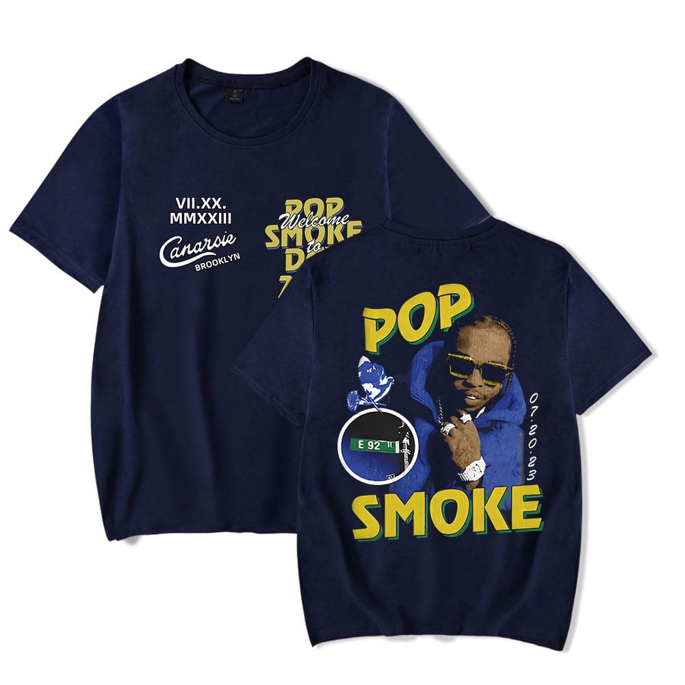Pop Smoke TShirt TO THE PARTY Merch Men/Women Summer Streetwear Short Sleeve Tshirt
