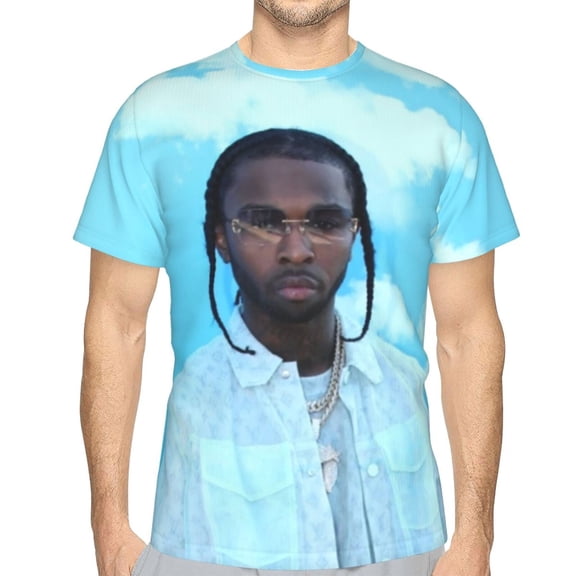 Pop Smoke Unisex 3d Pattern Printed Short Sleeve T-Shirts Casual Graphics Tees Xx-Large