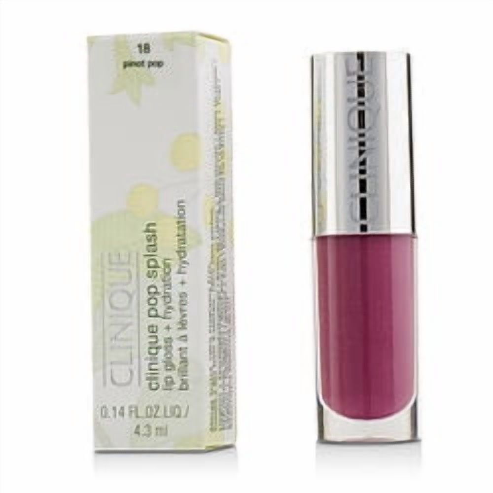 Clinique Acqua Gloss Pop Splash Lipgloss – Pinot Pop, 4,3 Ml – Glänzender Lipgloss Mit Intensiver Farbe