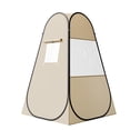 thumbnail image 1 of Pop Up Sports Tent 47x47 Inch Clear Bubble Tent Waterproof Outdoor Pod with Floor Mat Top Cover Garden Igloo Dome Camping Shelter for Events Fishing Cheering, 1 of 6