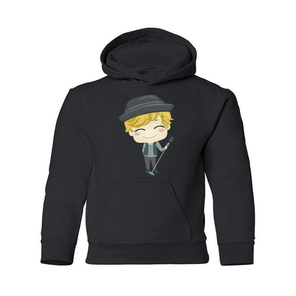 Pop Star Boy Hoodie Juniors -Image by Shutterstock,  Small