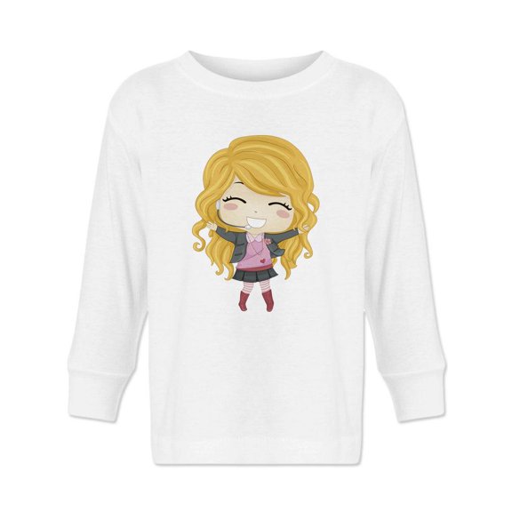 Pop Star Girl Long Sleeve Toddler -Image by Shutterstock,  5 Toddler