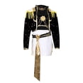 thumbnail image 1 of Pop Star Idol Stage Performance Halloween Cosplay Costume Set, Sparkling Sequin Crop Jacket and Skirt Outfit for Halloween Parties and Music Concerts, 1 of 6