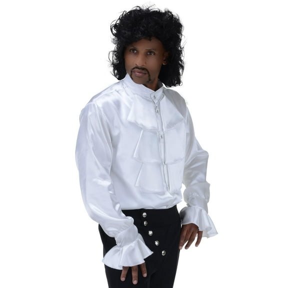 Pop Star Shirt White Adult Costume