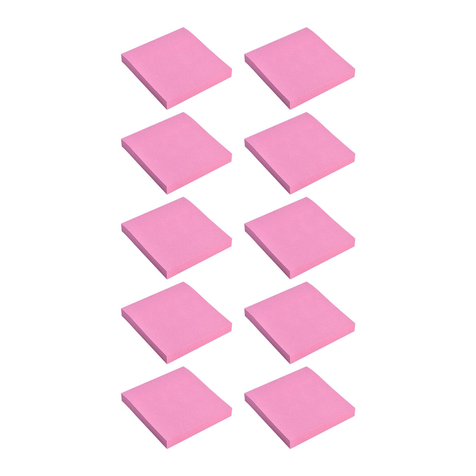 Pop Up Sticky Notes, 3x3 Self-Stick Notes, Pink Color 10 Pads, 100 ...