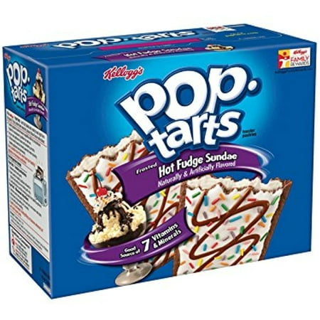Pop-Tarts Breakfast Toaster Pastries, Frosted Hot Fudge Sundae Flavored, 20.3 Oz (12 Count)