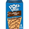 thumbnail image 1 of Pop-Tarts Frosted Chocolate Chip Toaster Pastries, Breakfast Foods, Shelf-Stable, 13.5 oz (8 Count), 1 of 12