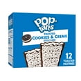 thumbnail image 1 of Pop-Tarts Frosted Cookies and Creme Toaster Pastries, Breakfast Foods, Shelf-Stable, 20.3 oz (12 Count), 1 of 11