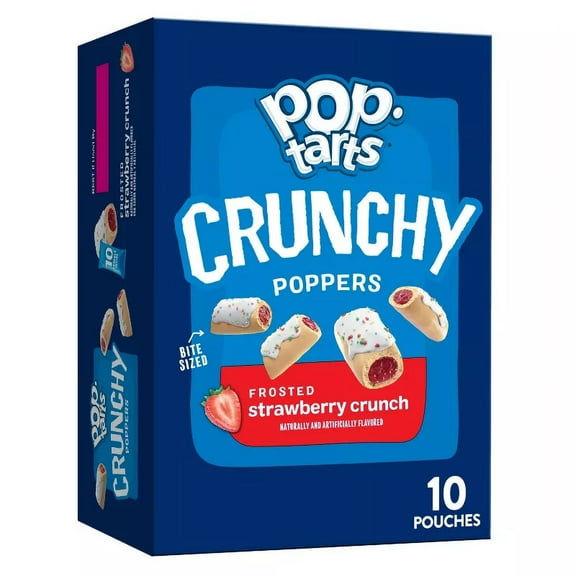 Pop-Tarts Crunchy Poppers Frosted Strawberry Crunch - 10ct / 10oz