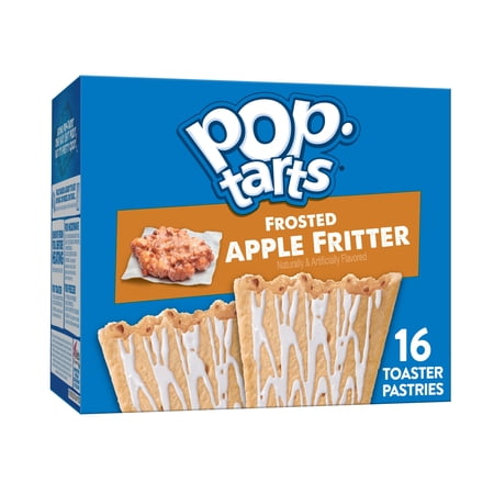 Pop-Tarts Frosted Apple Fritter Toaster Pastries, Breakfast Foods, Shelf-Stable, 27 oz (16 Count)