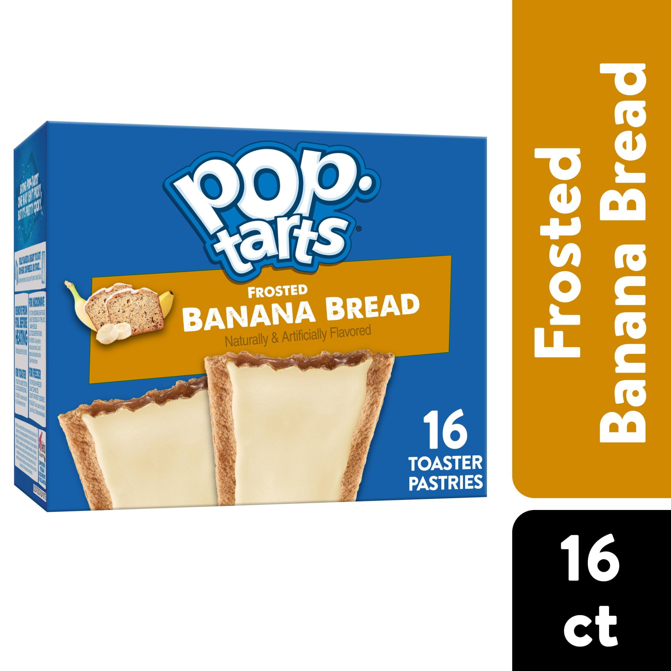 PopTarts Frosted Banana Bread Instant Breakfast Toaster Pastries