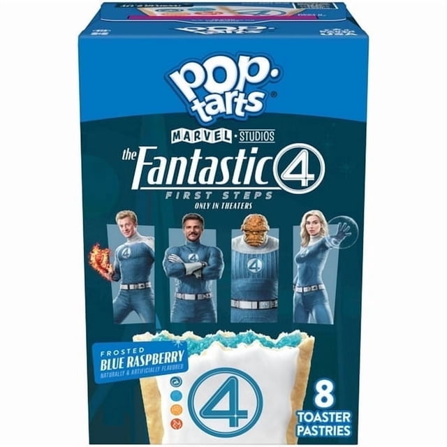 Wildblue Raspberry Pop Tarts Pop-Tarts Frosted Blue Raspberry Toaster Pastries, Breakfast Food ...