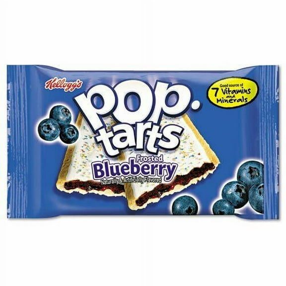 Pop-Tarts Frosted Blueberry, 2-Count, 6-Pack Boxes [1-Box]