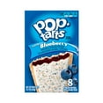 thumbnail image 1 of Pop-Tarts Frosted Blueberry Breakfast Toaster Pastries, 14.7 oz, 8 Count, 1 of 10