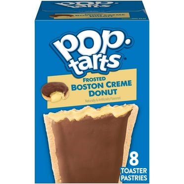 Pop-Tarts Frosted Boston Creme Donut Toaster Pastries, Breakfast Foods, Shelf-Stable, 13.5 oz (8 Count)