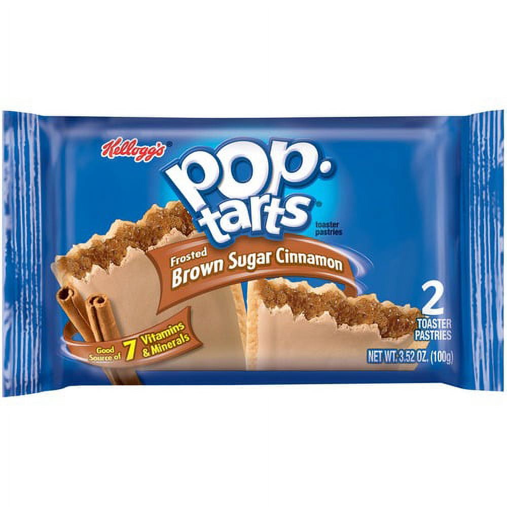 Pop-Tarts Frosted Brown Sugar Cinnamon - Cinnamon, Brown Sugar - 1 - 12 / Box | Bundle of 10 Boxes