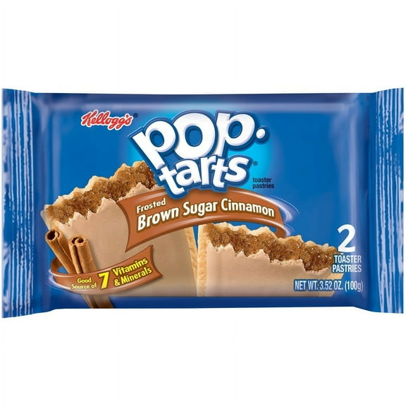 Pop-Tarts Frosted Brown Sugar Cinnamon - Cinnamon, Brown Sugar - 1 - 12 / Box