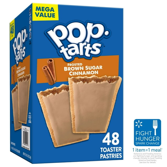 Pop-Tarts Frosted Brown Sugar Cinnamon Instant Breakfast Toaster ...