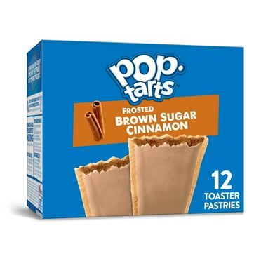 Pop-Tarts Frosted Brown Sugar Cinnamon Toaster Pastries, Breakfast Foods, Shelf-Stable, 20.3 oz (12 Count)