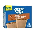 thumbnail image 1 of Pop-Tarts Frosted Brown Sugar Cinnamon Toaster Pastries, Breakfast Foods, Shelf-Stable, 27 oz (16 Count), 1 of 12