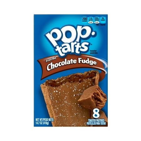 Pop-Tarts Frosted Chocolate Fudge Breakfast Toaster Pastries, 14.7 oz, 8 Count