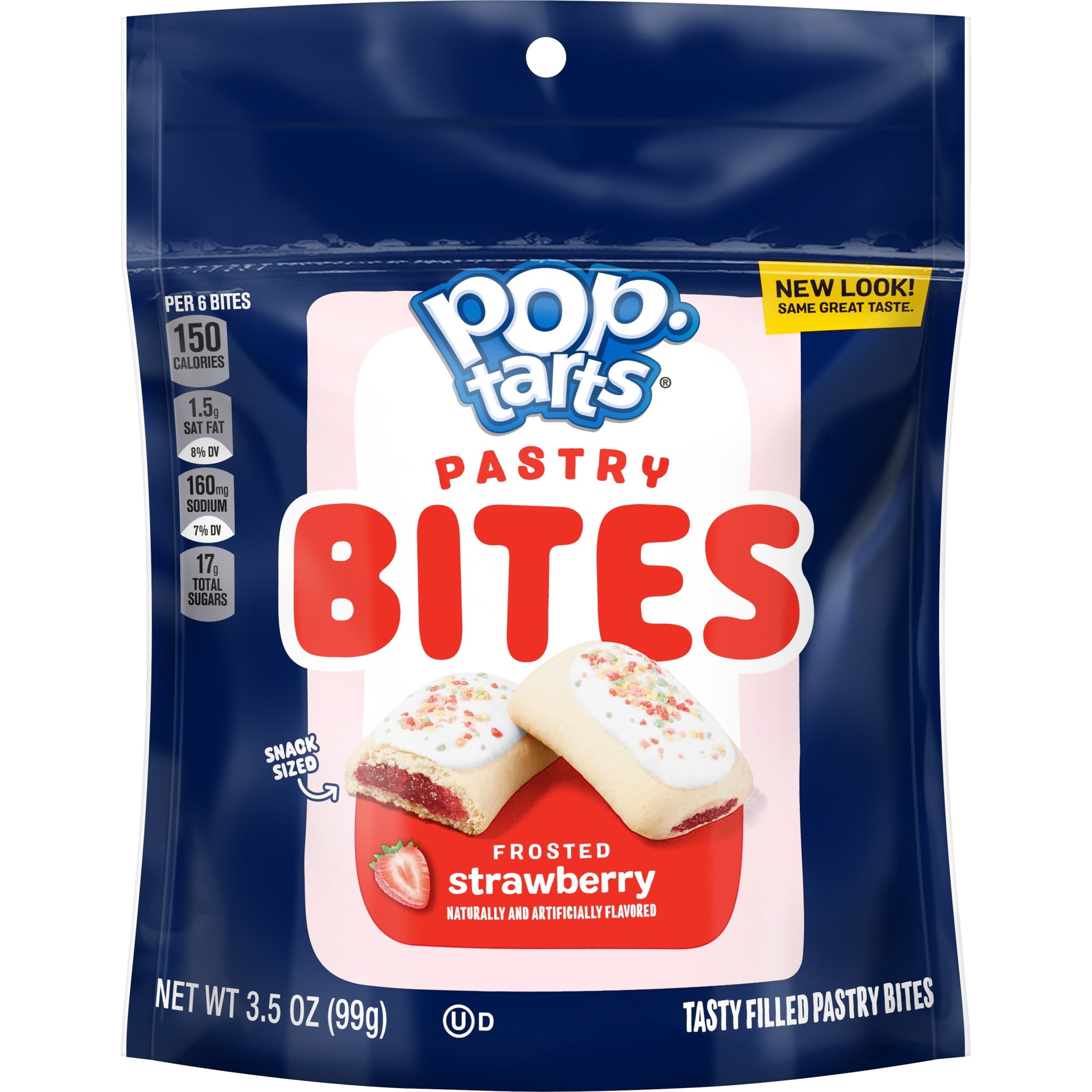 Pop-Tarts Frosted Chocolatey Fudge Baked Pastry Bites, Kids Snacks, Shelf-Stable, 3.5 oz