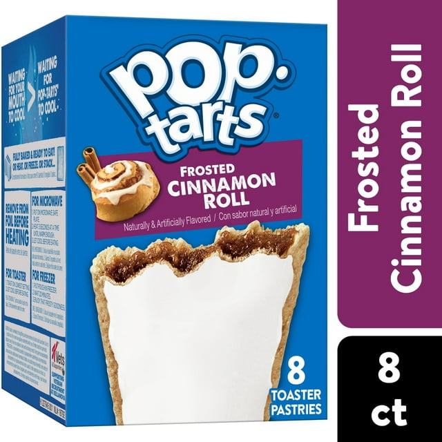 Kelloggs Pop-Tarts Frosted Cinnamon Roll Toaster Pastries - 8 ct