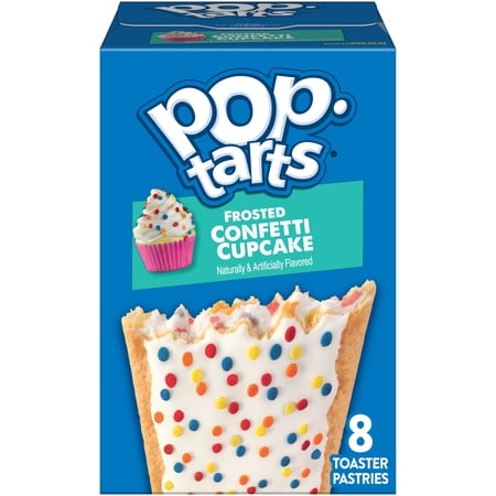 Pop-Tarts Frosted Confetti Cupcake Toaster Pastries, Breakfast Foods, Shelf-Stable, 13.5 oz (8 Count)