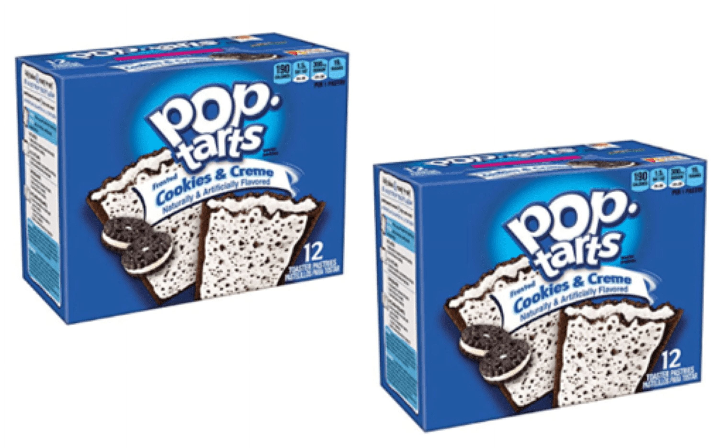 Pop-Tarts Frosted Cookies \u0026 Cream - 24 Count (Includes Two 12ct Boxes)
