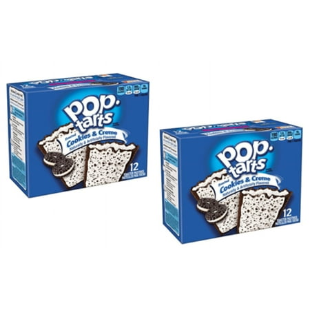 Pop-Tarts Frosted Cookies & Cream - 24 Count (Includes Two 12ct Boxes)