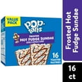 PopTarts Frosted Hot Fudge Sundae Instant Breakfast Toaster Pastries, 27 oz, 16 Count Box