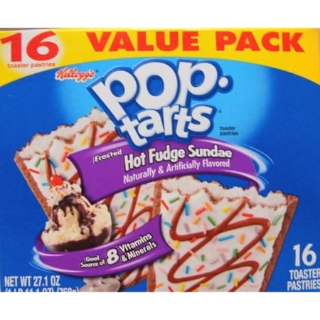 Pop Tarts Frosted Hot Fudge Sundae Pastries 16 Count By Pop-Tarts