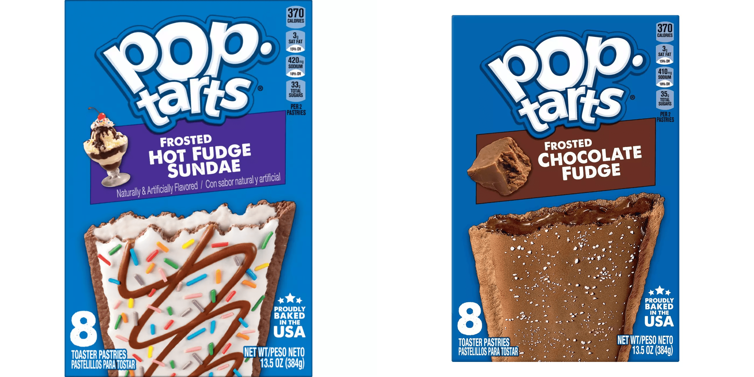 Pop-Tarts Frosted Hot Fudge Sundae Toaster Pastries, 8 ct Pop-Tarts Frosted Chocolate Fudge Toaster Pastries, 8 ct
