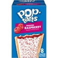 thumbnail image 1 of Pop-Tarts Frosted Raspberry Toaster Pastries, Breakfast Foods, Shelf-Stable, 13.5 oz (8 Count), 1 of 13