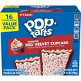 thumbnail image 1 of Pop-Tarts Frosted Red Velvet Cupcake Toaster Pastries, Breakfast Foods, Shelf-Stable, 27 oz (16 Count), 1 of 9