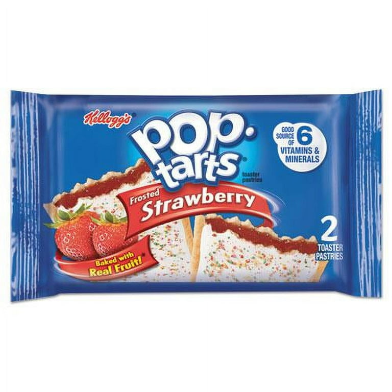 Pop Tarts, Frosted Strawberry, 3.67 oz, 2/Pack, 6 Packs/Box Pop Tarts, Frosted Strawberry, 3.67 oz, 2/Pack, 6 Packs/Box