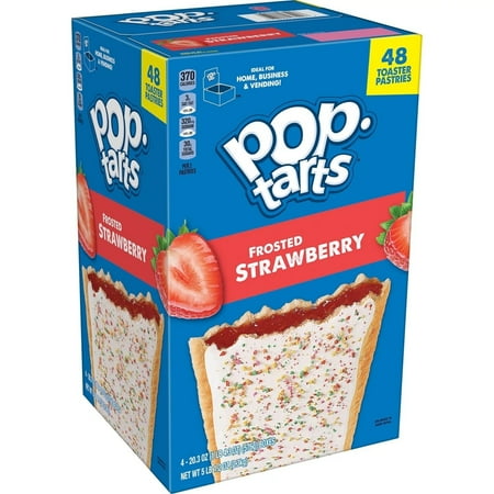 Pop-Tarts Frosted Strawberry (48 Count)