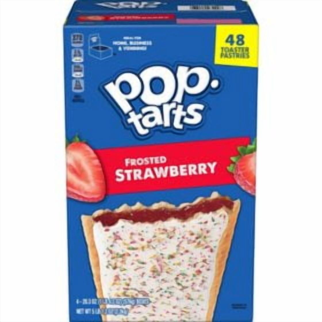 Pop-Tarts, Frosted Strawberry 48 count.pack of 2