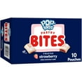 thumbnail image 1 of Pop-Tarts Frosted Strawberry Baked Pastry Bites, Kids Snacks, Shelf-Stable, 14.1 oz (10 Count), 1 of 12