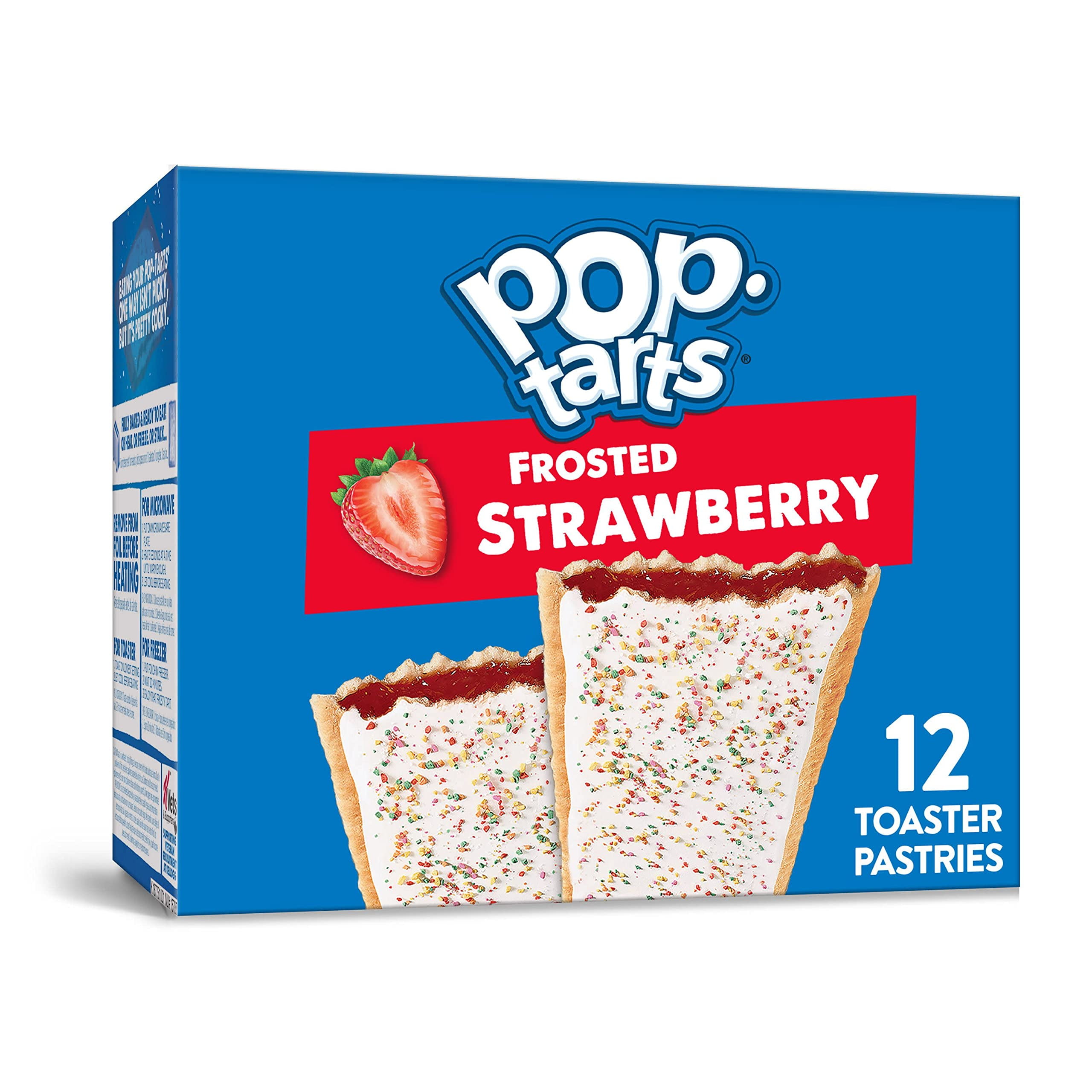 Pop-Tarts Frosted Strawberry Breakfast Toaster Pastries (Pack of 20)