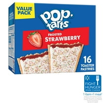 Pop-Tarts Frosted Strawberry Instant Breakfast Toaster Pastries, Shelf-Stable, Ready-to-Eat, 27 oz, 16 Count Box