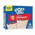 thumbnail image 1 of Pop-Tarts Frosted Strawberry Toaster Pastries, Breakfast Foods, Shelf-Stable, 27 oz (16 Count) -Pack of 2, 1 of 7