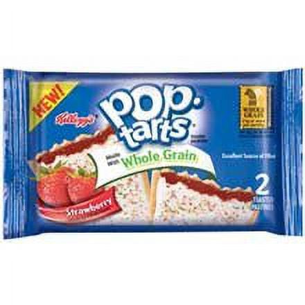 Pop Tarts Frosted Strawberry Toaster Pastry, 3.52 Ounce - 72 per case.