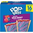 thumbnail image 1 of Pop-Tarts Frosted Wild Berry Toaster Pastries, Breakfast Foods, Shelf-Stable, 27 oz (16 Count), 1 of 13
