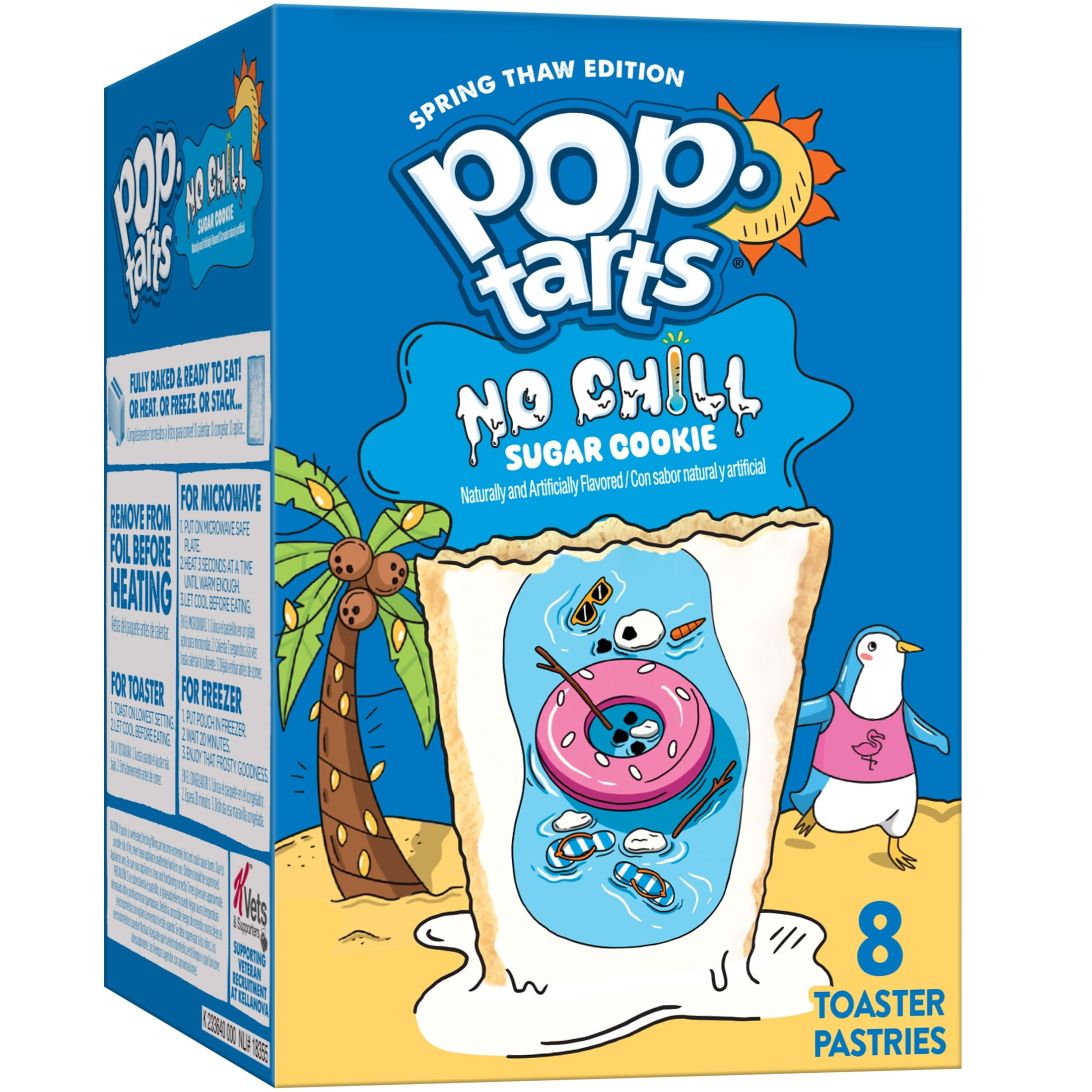 Pop-Tarts Froted Sugar Cookie Toaster Pastries, Spring Thaw Edition, Shelf-Stable, 13.5 oz (8 Count)