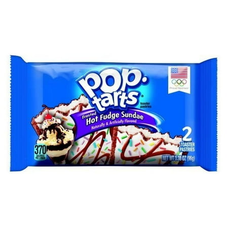 Pop Tarts Ice Cream Shoppe Hot Fudge Sundae Toaster Pastry, 3.3 Ounce -- 144 per Case.