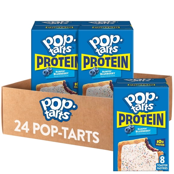 Pop-Tarts Protein Toaster Pastries Protein, High-Protein, 10g Protein, 10g