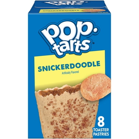 Pop-Tarts Snickerdoodle Toaster Pastries, Breakfast Foods, Shelf-Stable, 13.5 oz (8 Count)
