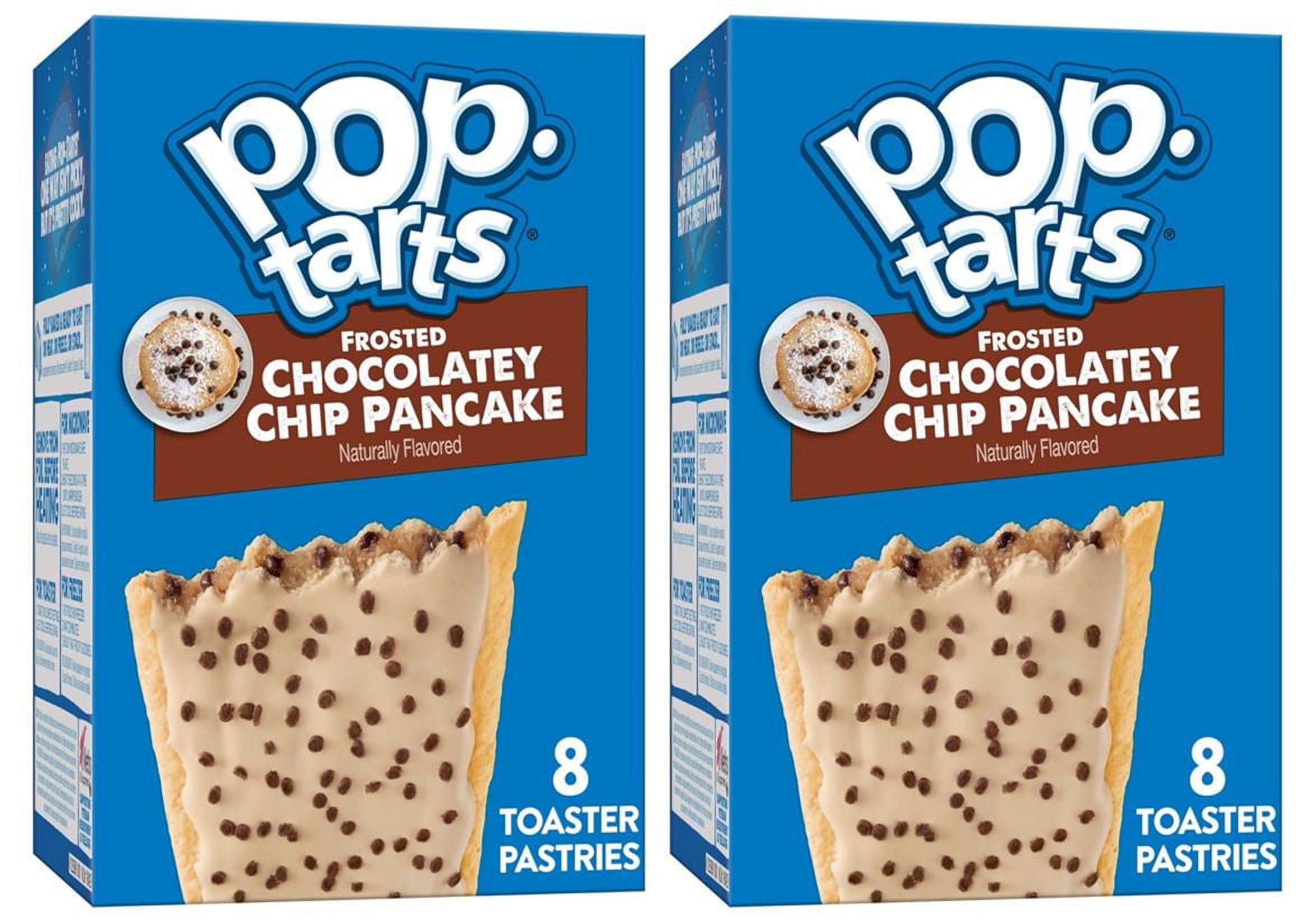 PopTarts Toaster Pastries, Frosted Chocolatey Chip Pancake, 13.5oz Box