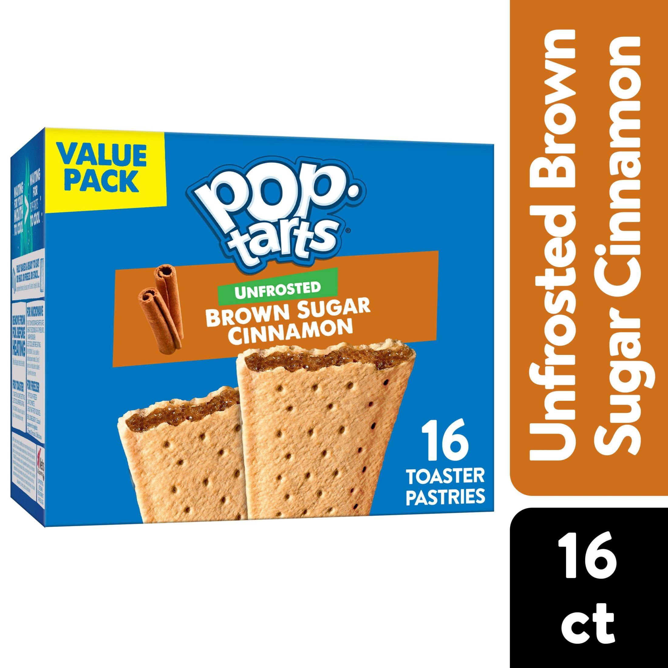 PopTarts Unfrosted Brown Sugar Toaster Pastries, ReadytoEat